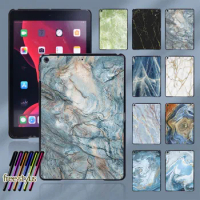 For Apple IPad 8 2020 8th Generation 10.2 Inch Tablet Hard Shell Case - Marble Series Pattern Plastic Case