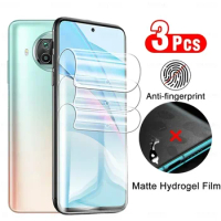 3Pcs Matte Anti-fingerprint Hydrogel Film For Xiaomi Mi 10T Lite 5G Screen Protector Mi10 10 T Mi10t 10tlite No Protective Glass