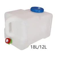 Water Container Water Bucket Portable with Faucet Durable Tank Drink Dispenser