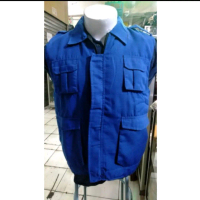 Rompi biru polos