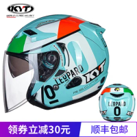 KYT Motorcycle Helmet Jet Vintage Helmet Open Face Retro 3/4 Half Helmet Casco Moto Capacete Motoqueiro Mopeds Enduro Casque