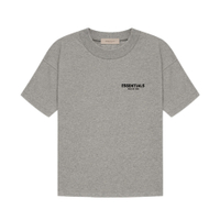 FeAr of God essentials SS22 Tee lron1977 series เสื้อยืดแขนสั้นสำหรับผู้ชายและผู้หญิงสีเหล็กสีดำ