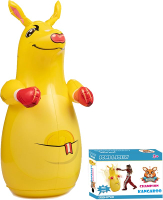 Kangaroo Inflatable Punching Bag for Kids- Durable Bop Bag Toy for Kids with Instant Bounce Back Kid