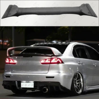 For Mitsubishi LANCER EVO black spoiler 2008-2015 ABS material car tail wing decoration rear luggage compartment spoiler wing