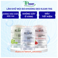 [Giá ưu đãi] Lăn Nách Đá Khoáng DEO KLEAR 70g Thái Lan Ngăn Mùi Không Ố Vàng - TP Mart An Tâm Mua Hà
