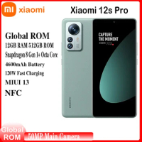 New Xiaomi 12S Pro 5G Cell phone Global Rom 8GB 12GB RAM 128GB 256GB 512GB ROM 6.73inch 120Hz 4600mAh 120W 50MP Main Camera NFC