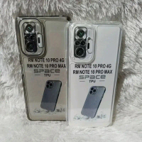 Softcase Casing RM NOTE 10 PRO Selikon Bening Trasparan Pelindung belakang HP+Camera