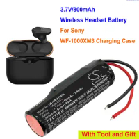 Cameron Sino 3.7V/800mAh Wireless Headset Battery 1588-0911 for Sony WF-1000XM3 Charging Case