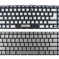 LARHON New Silver Backlit UK English Keyboard For HP 14s-bp000 14t-bp000 14t-bs000 14t-bs100 14z-bw000 240 G6 245 246