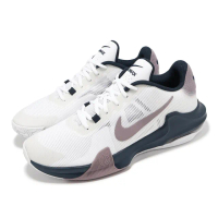 【NIKE 耐吉】籃球鞋 Air Max Impact 4 男鞋 白 紫 藍 緩衝 氣墊 運動鞋(DM1124-102)