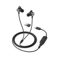 【含稅公司貨】羅技Logitech Zone Wired Earbuds 入耳式有線耳機麥克風 商務耳麥 Teams版本