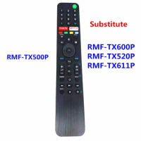 RMF-TX500P NEW Remote with Voice Control Netflix Google Play use for SONY 4K UHD Android Bravia TV X85G Series X8000 Series
