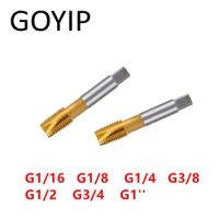 G1/16 G1/8 G1/4 G3/8 G1/2 G3/4 G1'' Cobalt-containing Pipe Thread Tap Water Pipe G Type Threading Taps