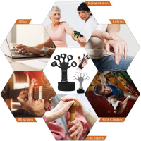 Hand Grip Exercise Finger Trainer Five Finger Grip Power Hand Trainer Gripping Wrist Practice Y9M8