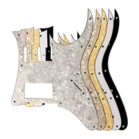 Pleroo Custom Guitar Parts - For Ibanez MIJ RG350 DXZ Guitar Pickguard HH Humbucker Pickup Scratch Plate