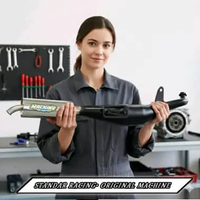 KNALPOT STANDAR RACING FIZR FIZ R AG STYLE PREPET ORIGINAL MACHINE