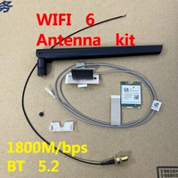 New WIFI Antenna kit for lenovo thinkcentre P3 Tiny Workstation WLAN Wireless card Cable bluetooth module RTL8852BE