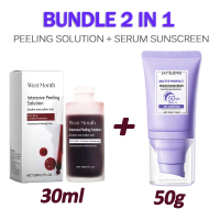 BUNDLE 2IN1 Peeling Solution Facial Serum salicylic acid essence Lighten the marks Whitening Skin Ca