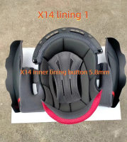 SHOEI X14 Liner หมวกกันน็อคเต็มใบหน้า Linging ปรับขนาดของหมวกกันน็อคหมวกกันน็อคพิเศษ Liner X15lining