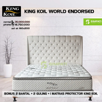 Springbed King Koil World Endorsed Komplit Set Aduwa 160x200