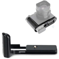 JJC Camera Hand Grip L-Shape L Bracket Holder for Leica Q3 Vlog Camera Accessories, Cold Shoe Mount for Microphone LED Lamp