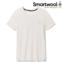 Smartwool Denver Skyline Graphic 女款 美麗諾羊毛塗鴉T恤 景觀 SW016884 L32 杏色