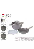 Berlinger Haus Berlingerhaus 4 Pcs Induction Non Stick Frypan & Casserole with Lid and PP Lid Set / 