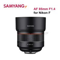 Samyang 85mm F1.4 F Camera Lente Auto Focus DLSM Full Frame APS-C Lens Bright Aperture for Nikon F Mount Cameras Z6 Z7 D5500