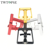 TWTOPSE Bike Bicycle Front Carrier Block For Brompton Folding Bike Bag Bracket Holder Luggage Mounting CNC Aluminum Alloy 3SIXTY