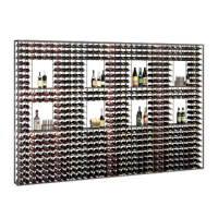Wine rack shelves, floor-to-ceiling wine cellar wine display shelves, decorative wine cabinet, wine bottle racks