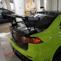 Suitable for Carbon Voltex Fiber Modified Double-layer Large Tail Spoiler 08-15 Mitsubishi Lancer Evo10