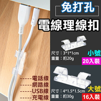 攝彩@電線理線扣 透明整理扣 整線器 固定扣 電線扣 自黏電線整理器 電線固定器 線材整理 充電線 電源線 收納扣【全壘打★APP下單 跨店最高20%點數回饋!!】