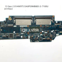 For Lenovo Thinkpad 13 PS9 laptop motherboard YOGA S2 DA0PS9MB8E0 CPU I3 7100U FRU 01YT022 01YT028 01HW983
