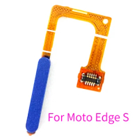 For Motorola Moto Edge S Fingerprint Sensor Reader Touch ID Home Button Key Flex Cable