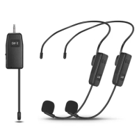 2.4G 2in1 Wireless Microphone Headset Handheld Mic Portable Microphone System For Voice Teaching Speaker Karaoke