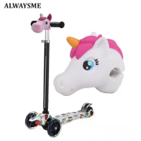 ALWAYSME Kids Scooter Protective Head Cover For Kids Play Scooter ,Unicorn Style