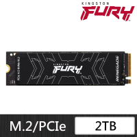 【Kingston 金士頓】FURY Renegade 2TB M.2 2280 PCIe 4.0 ssd固態硬碟 (SFYRD/2000G) 讀 7300M/寫 7000M