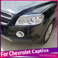 For Chevrolet Captiva 2008 to 2011 Car Styling Front Bumper Bar Fog Lamp Light Frame Cover Trim