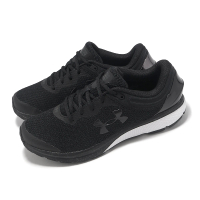【UNDER ARMOUR】慢跑鞋 Charged Escape 3 男鞋 黑 白 雙層中底 支撐 緩衝 運動鞋 UA(3025356001)