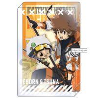 CRUX บล็อกอะคริลิก Katekyo Hitman REBORN! ครูพิเศษจอมป่วน รีบอร์น & Sawada Tsunayoshi วัสดุอะคริลิค