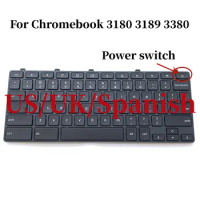 100%NEW English US UK SP For Dell Chromebook 3180 3380 3189 Laptop Keyboard