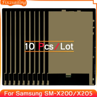 10Pcs/Lots 10.5" Display For Samsung Galaxy Tab A8 10.5 2021 SM-X200 X205 X205C Lcd Touch Screen Assembly Replacement Parts Test