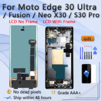 OEM LCD For Motorola Moto Edge 30 Ultra Fusion Neo X30 S30 Pro G200 5G Edge 2021 Display Touch Screen Digitizer Assembly Replace