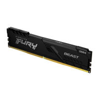 【Kingston 金士頓】FURY Beast DDR4 3200 8GB PC 記憶體 黑 KF432C16BB/8 *超頻