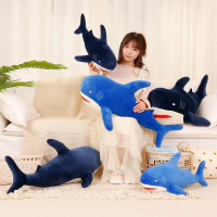 boneka jumbo murah Bantal hiu, boneka berkaki panjang, mainan mewah untuk tidur, boneka, hadiah ulan