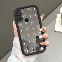 Cocok Untuk VIVO V15 1819 Case Kupu-kupu Lucu Cermin Casing Silikon Tahan Benturan 8689