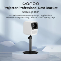 Wanbo Projector Stand Multi-angle Adjustable Projector Bracket Anti-slip Base Pad for Projector Wanbo Desktop Bracket