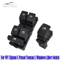 For WV Tiguan L Passat Touran L Window Lifter Adjustment Switch Window Glass Lift Regulator Control Switch