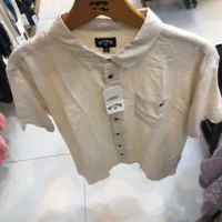kemeja pria billabong original ricardo short sleeve tee white