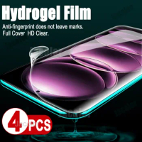 4PCS Full Cover Hydrogel Film For Redmi Note 12 Pro Speed Plus 5G Note12Pro 12Pro Protection Proctive Water Gel Screen Protector